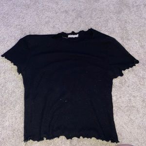 Women’s medium black crop top